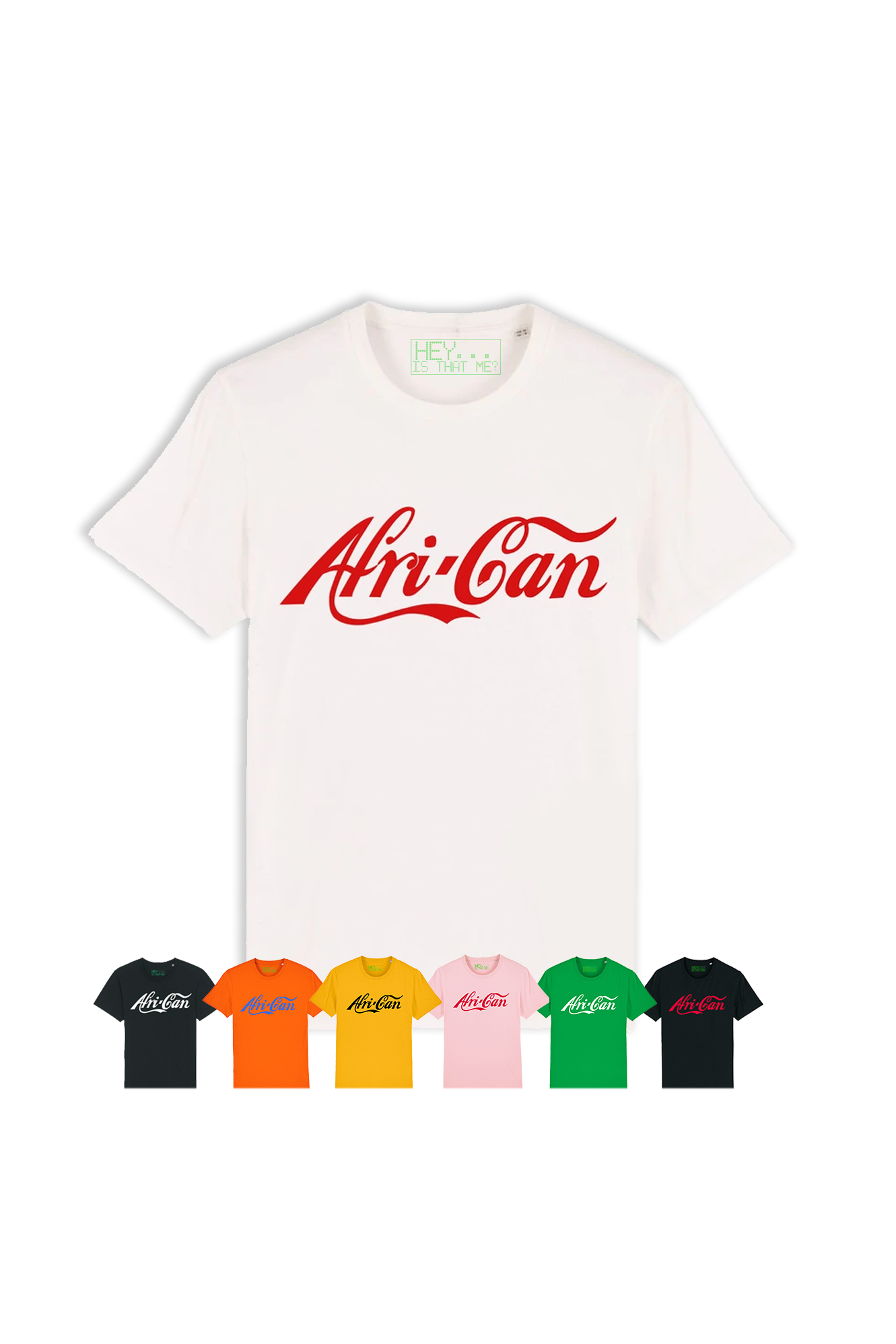 "Afri-Can" Organic Cotton T-Shirt (7 Colours)