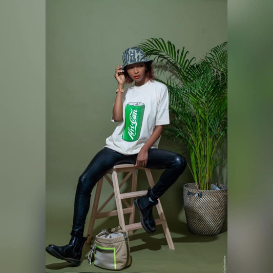 Afri-Can (Soda) Oversized T-Shirt - Off-white