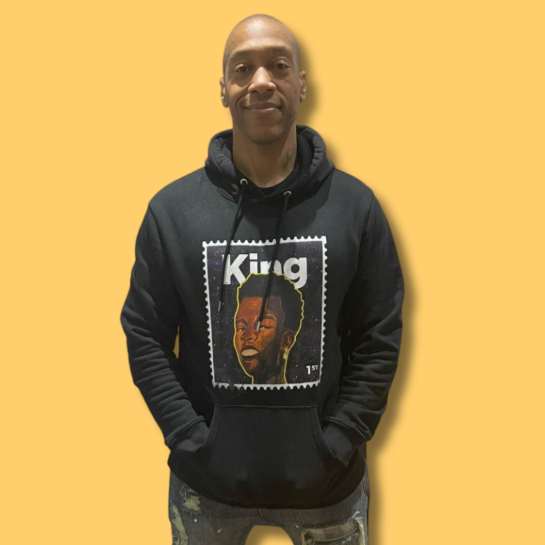 King Hoodie - Black / Galaxy