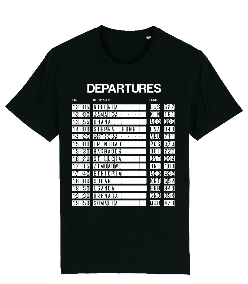 Departure Board Organic Cotton T-Shirt - Hey is that me