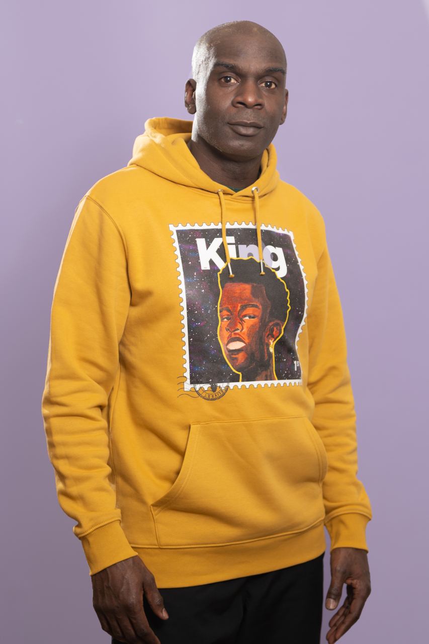 "King" Organic Cotton Hoodie - Mustard