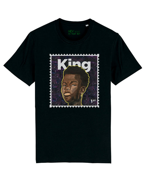 "King" Organic Cotton  T-Shirt - Black