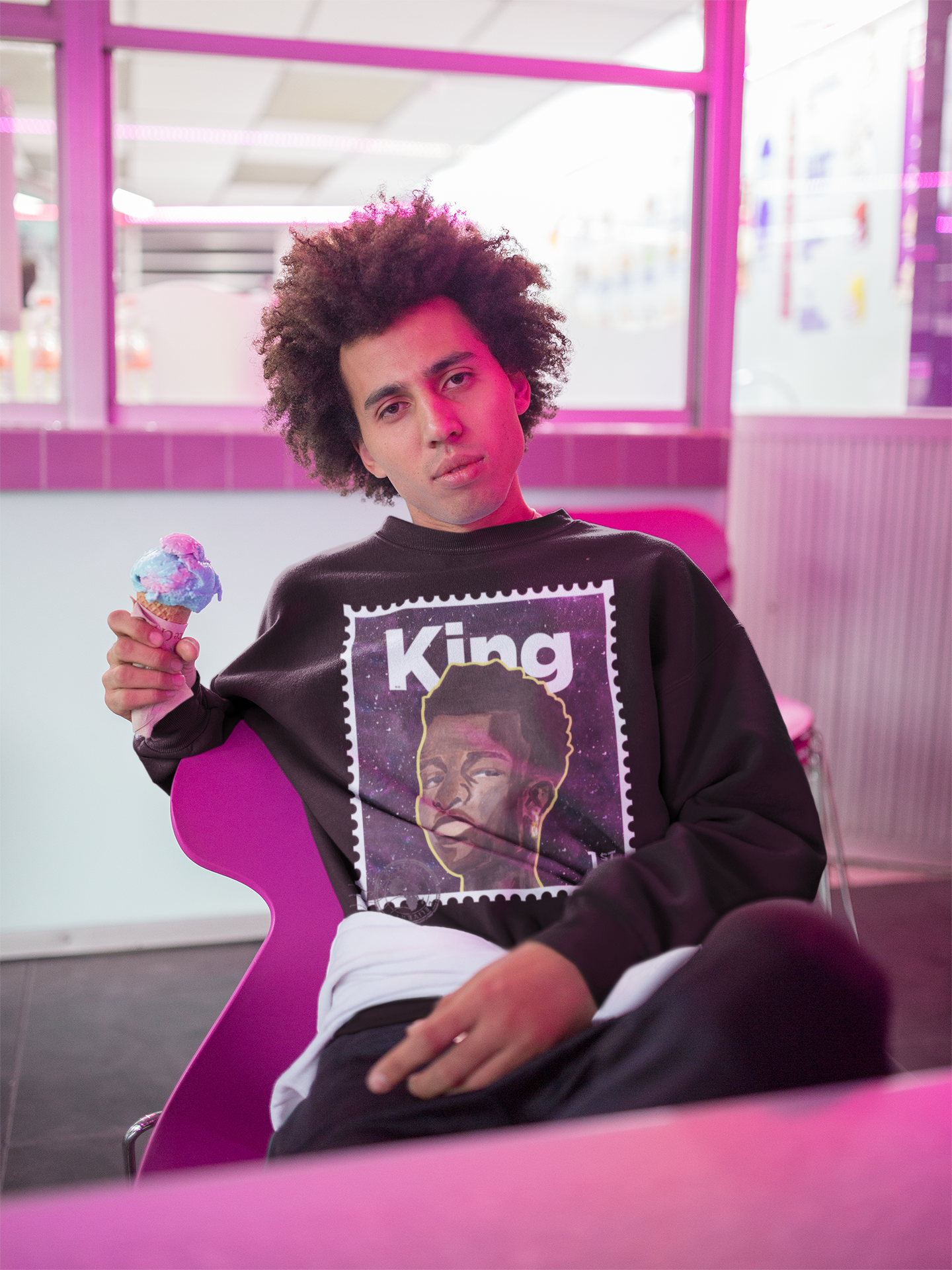 "King" Organic Cotton Sweatshirt