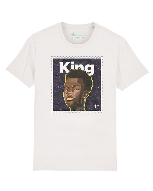 "King" Organic Cotton T-Shirt -White