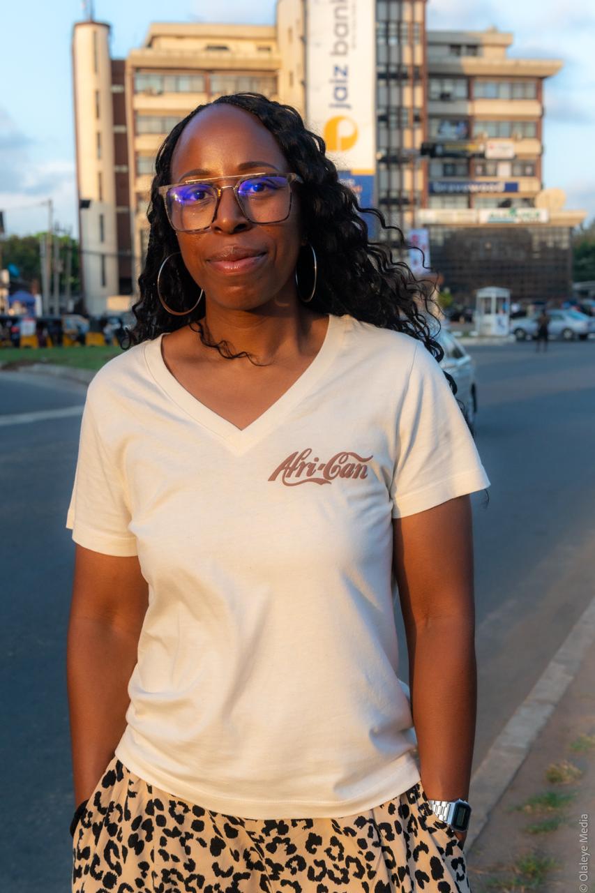Afri-Can® Minimalist V-Neck T-Shirt