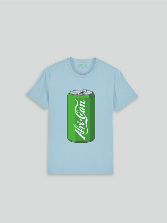 Afri-Can® (Soda) T-Shirt - Sky Blue
