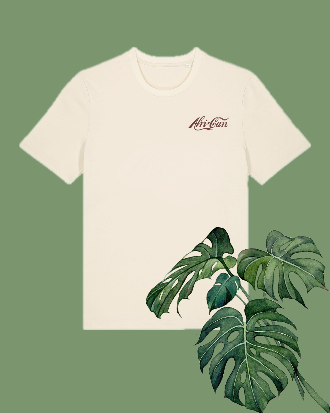 Afri-Can® Minimalist T-Shirt: Off-White