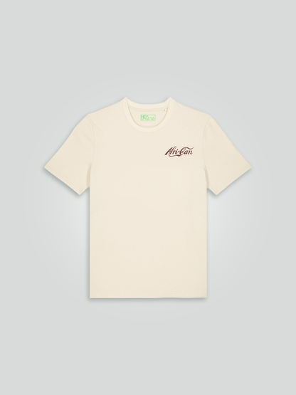 Afri-Can® Minimalist T-Shirt: Off-White
