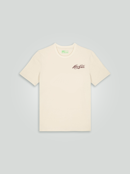 Afri-Can® Minimalist T-Shirt: Off-White