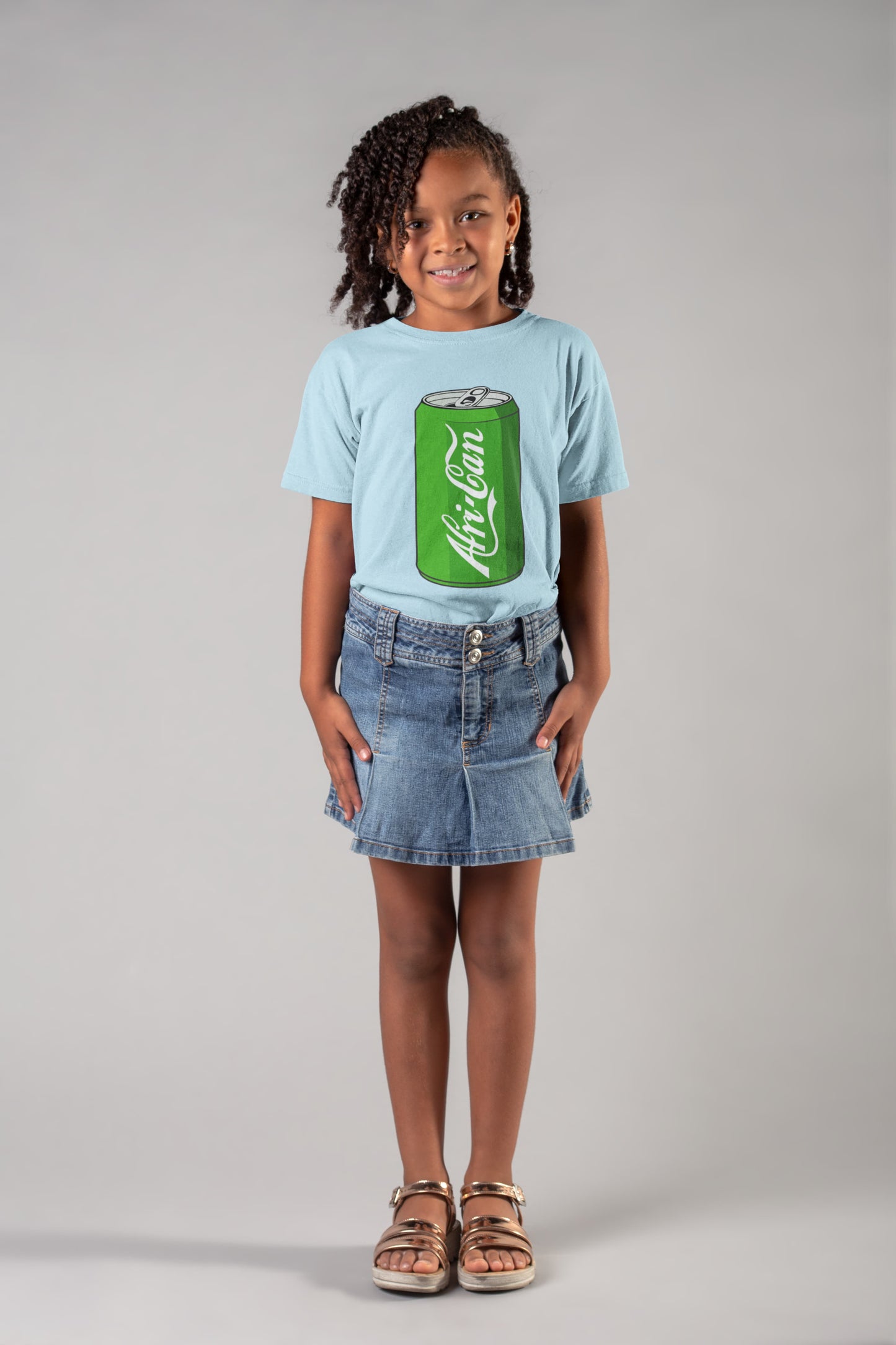 Afri-Can (Soda) Junior T-Shirt -Sky Blue