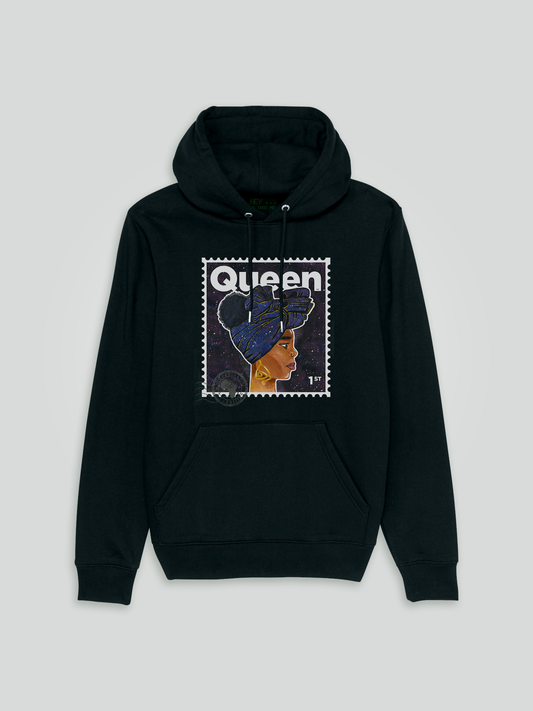 Queen Hoodie - Black / Galaxy