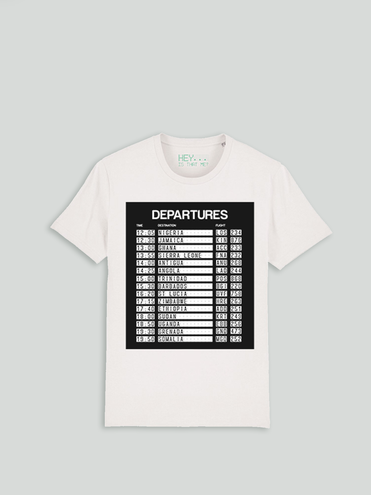 Departures - 15 Nations T-Shirt - White