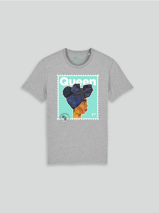 Queen T-Shirt - Mint/Grey