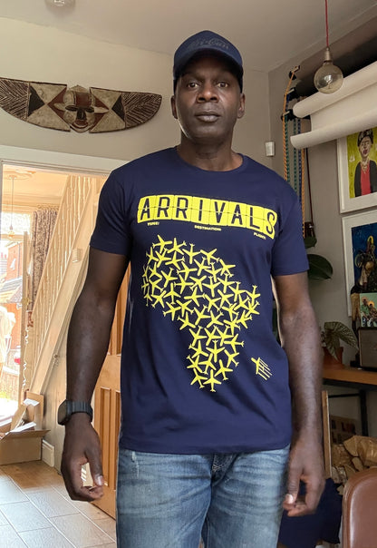 Arrivals T-shirt (Royal Blue)