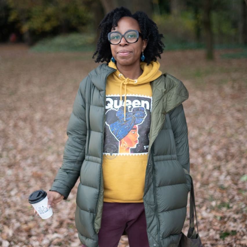"Queen" Organic Cotton Hoodie - Mustard
