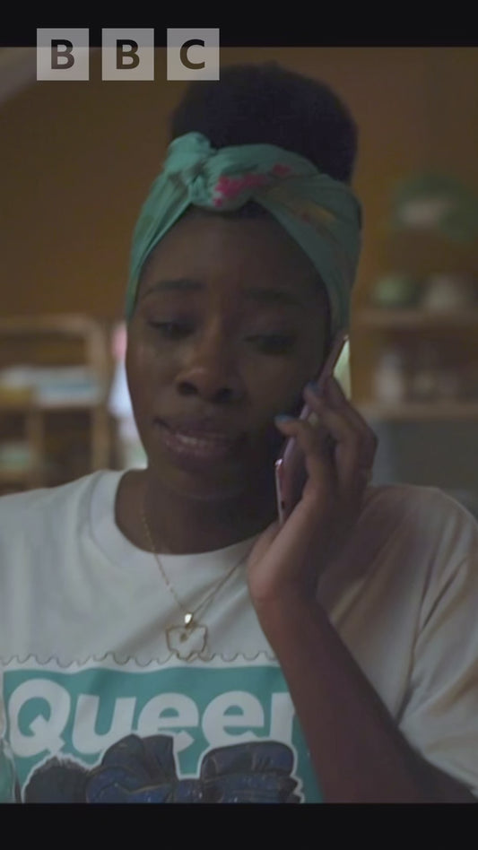 Queen T-Shirt - White / Mint