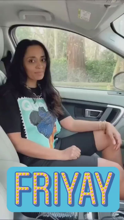 Queen T-Shirt Black / Mint
