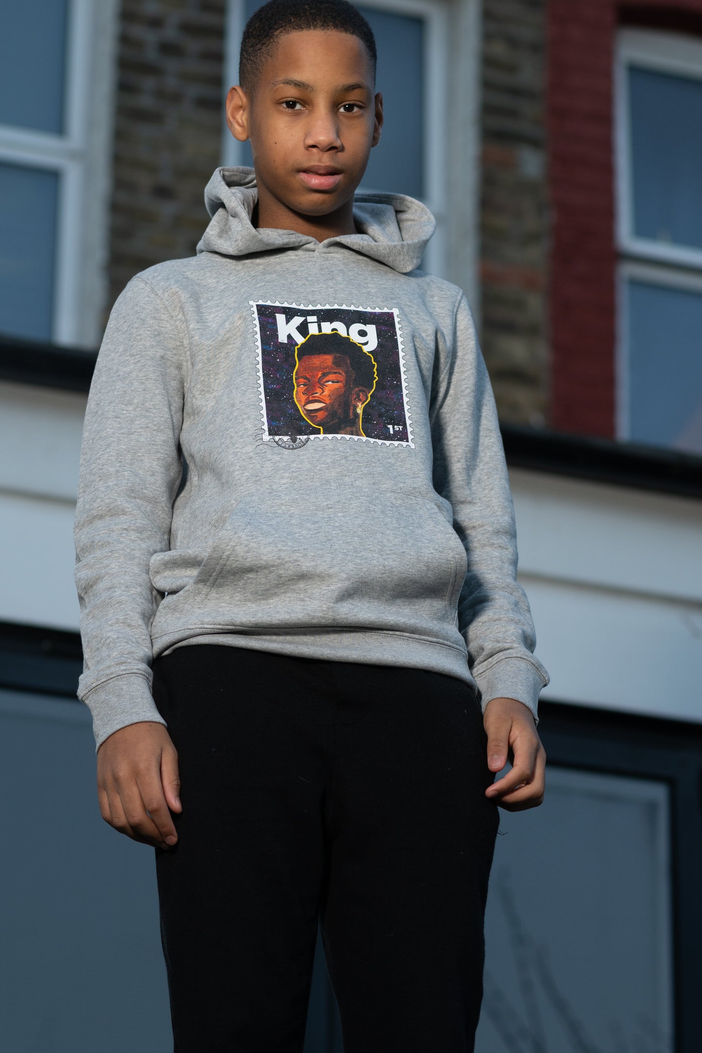 "King Junior" Organic Cotton Hoodie