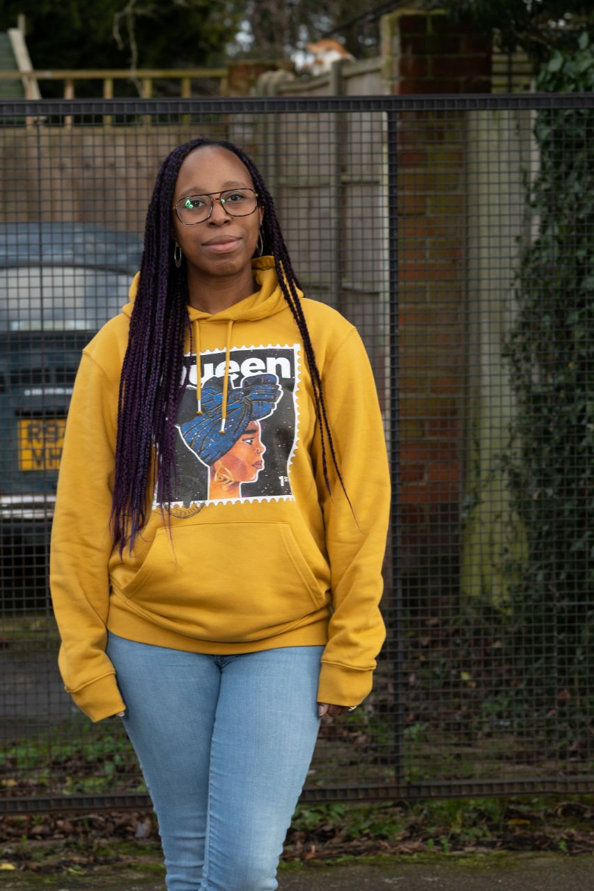 "Queen" Organic Cotton Hoodie - Mustard