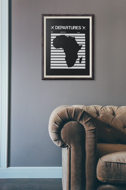 Departures - Africa Poster