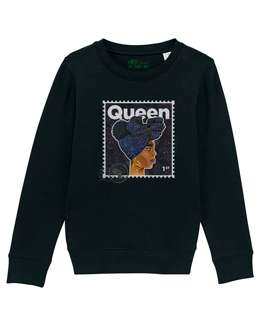 "Queen Junior" Organic Cotton Sweatshirt