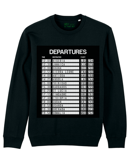 Departures - 15 Nations  Sweatshirt  - Black