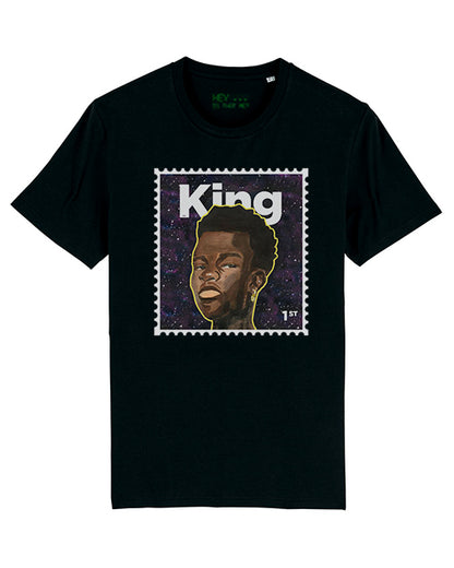 "King" Organic Cotton  T-Shirt - Black