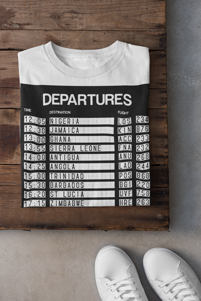 Departures - 15 Nations T-Shirt - white