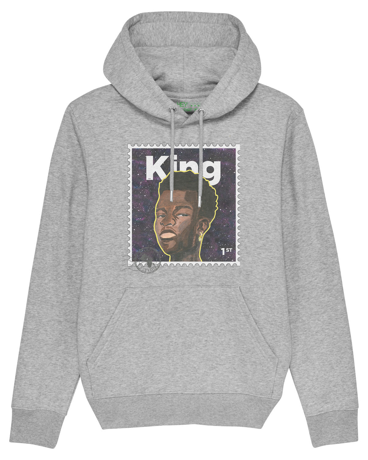 King Hoodie Mid Grey