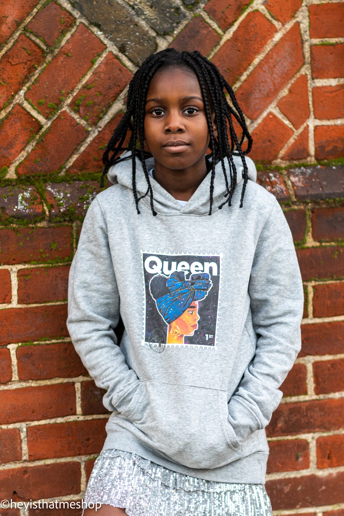 "Queen Junior" Organic Cotton Hoodie