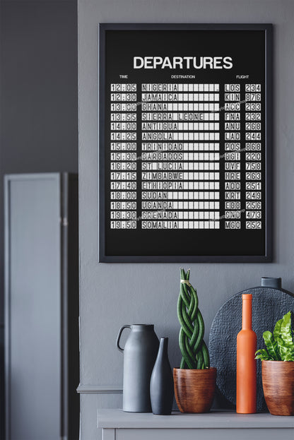 Departures - 15 Nations Poster