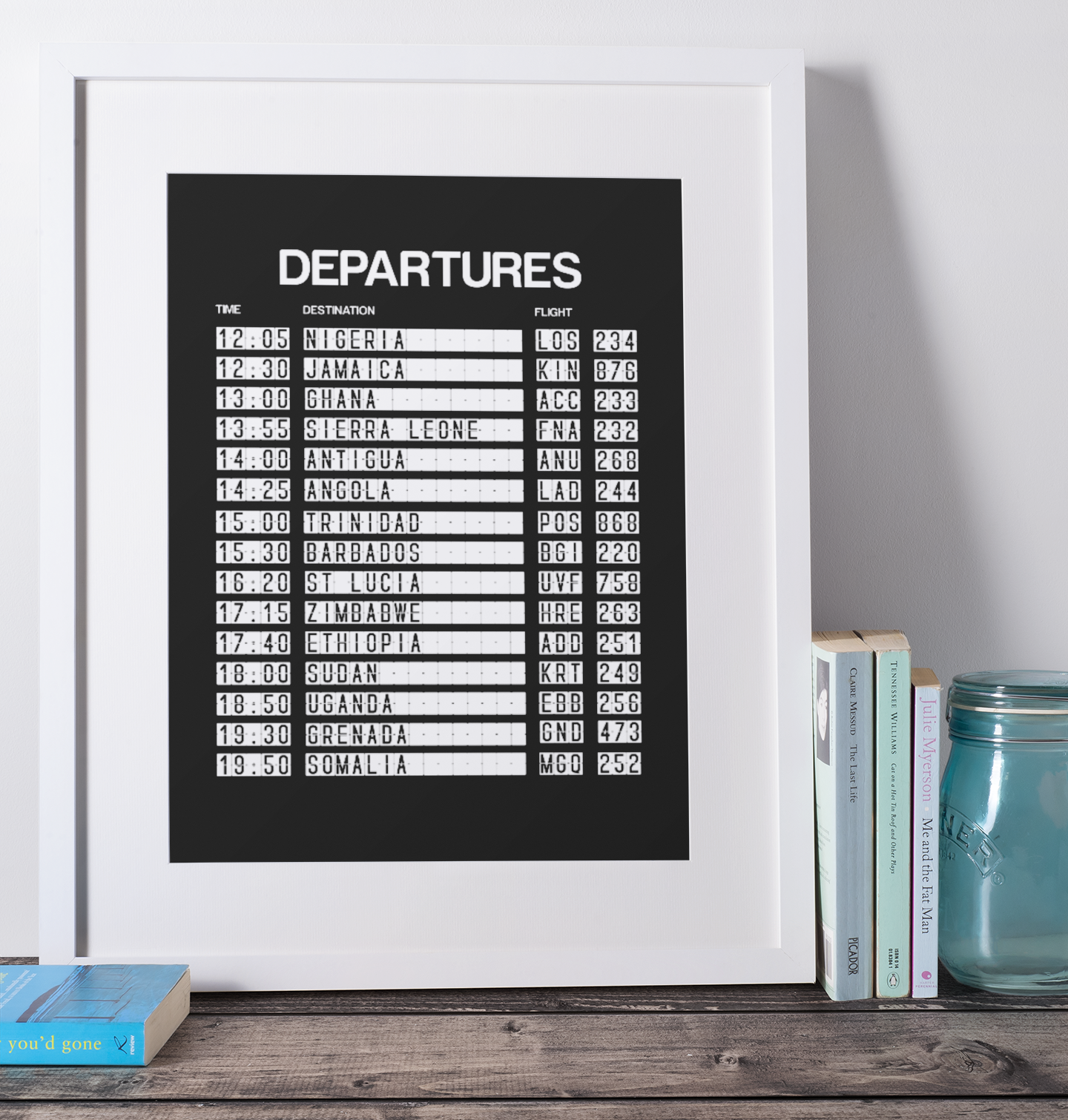 Departures - 15 Nations Poster
