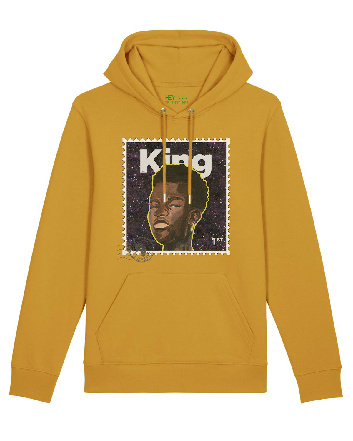 King Hoodie in Mustard