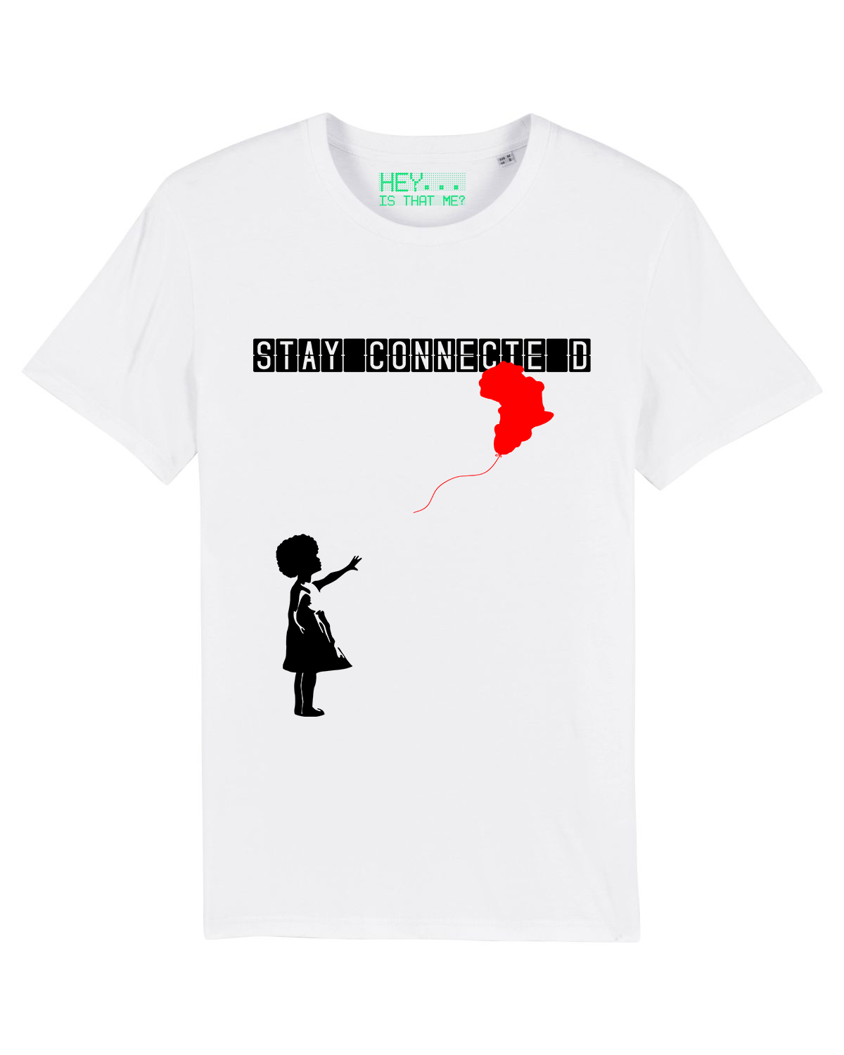 "Stay Connected" Organic Cotton T-Shirt (2 Colours)