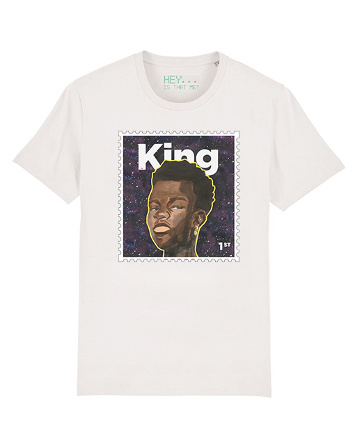"King" Organic Cotton  T-Shirt -White