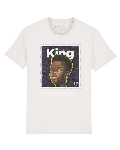 King  T-Shirt -White / Galaxy