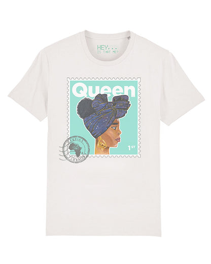 Queen T-Shirt - White / Mint