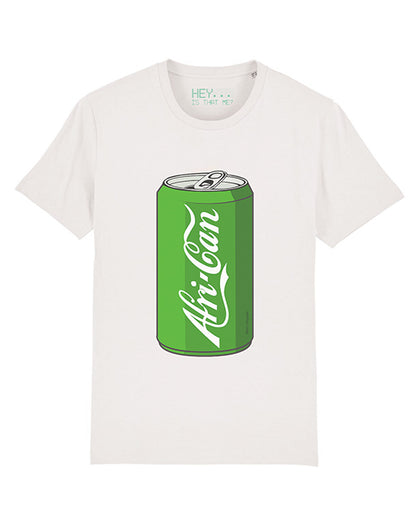 Afri-Can (Soda) Organic Cotton T-Shirt - White